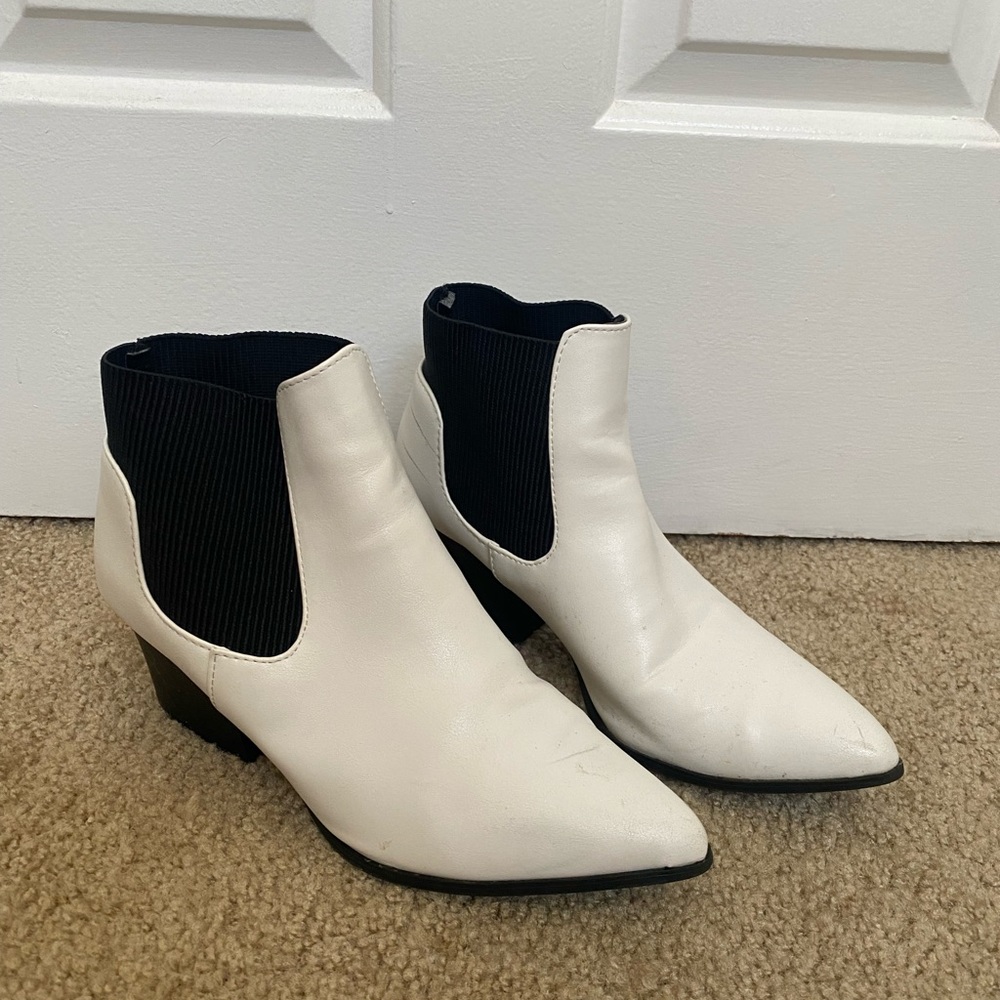 White booties